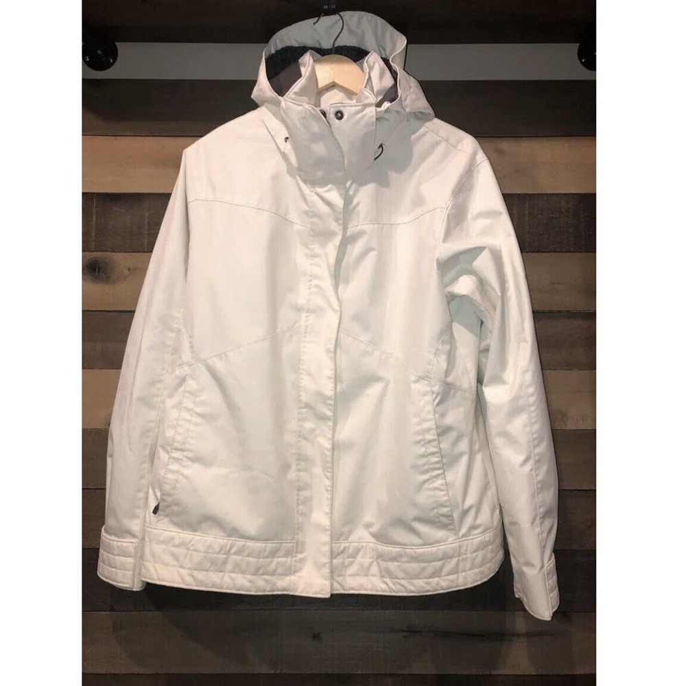 Women’s XL Columbia Ivory Hooded Insulated Jacket/Coat In Pre-Owned Condition.